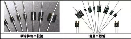 瞬態(tài)抑制二極管、普通二極管